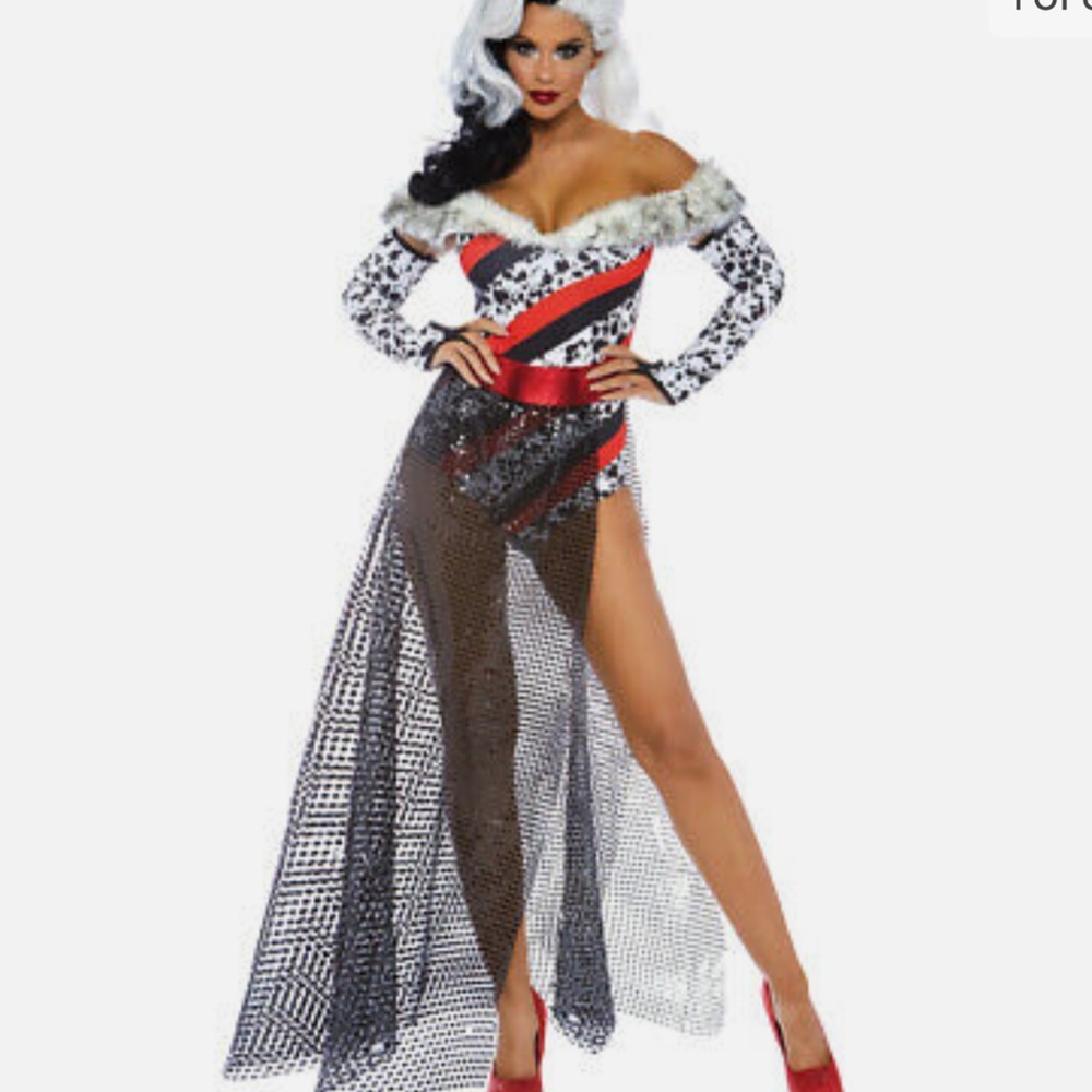 Leg Avenue Dalmatian Dame Sexy Halloween Costume